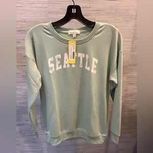 Seattle Mint Green Sweatshirt nwt
